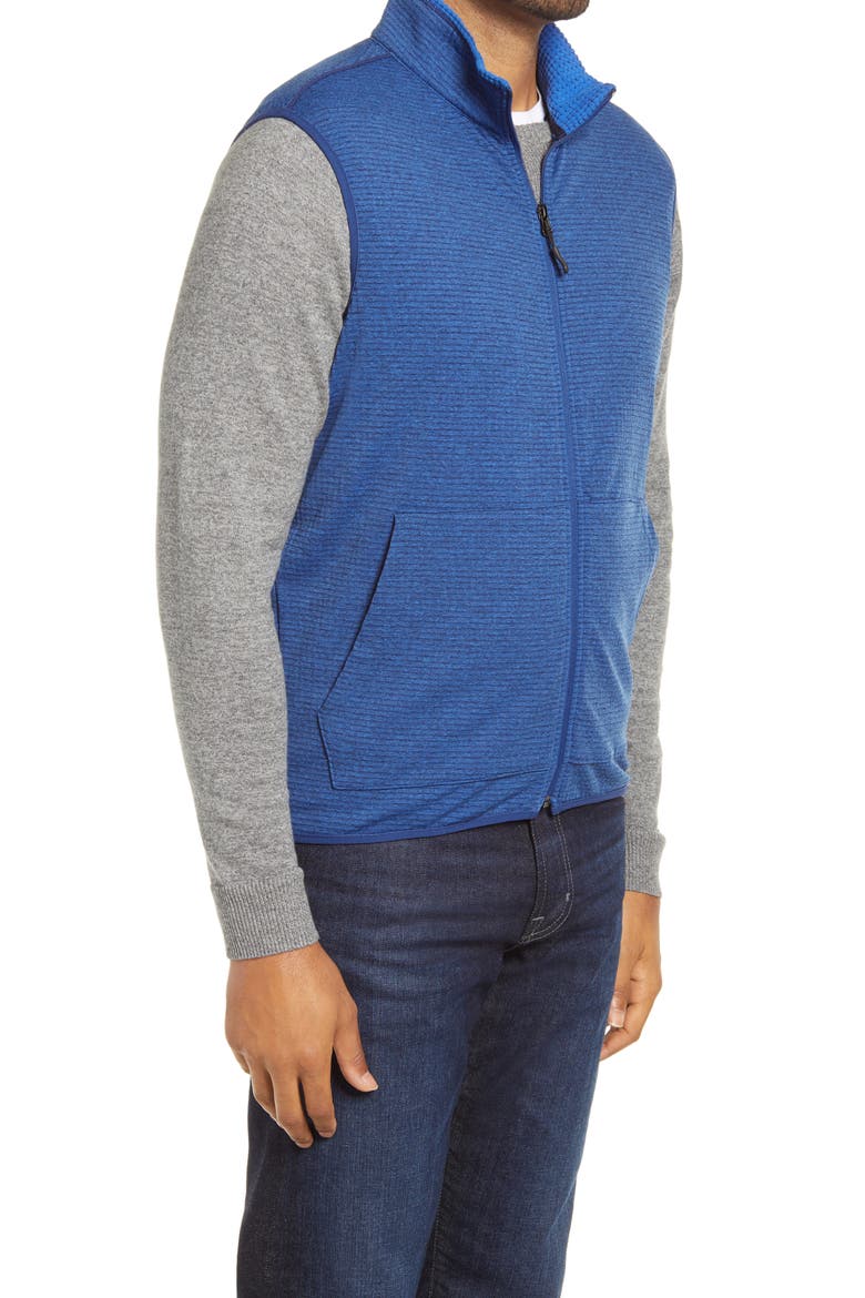 Campbells Waffle Stitch Vest, Alternate, color, COBALT