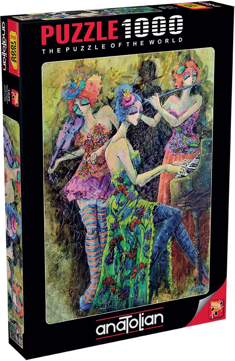 Anatolian Color Trio 1000 piece Jigsaw Puzzle for Adults, Main, color, Multicolor