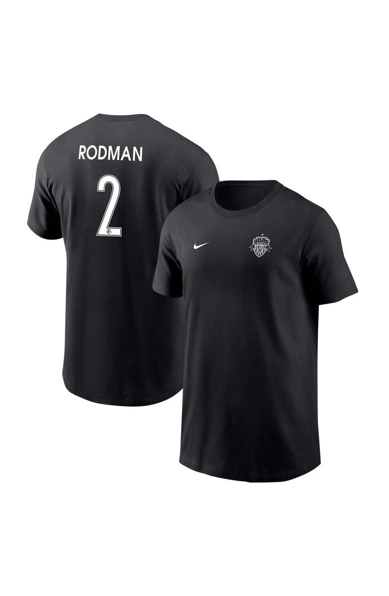 Nike Youth Nike Trinity Rodman Black Washington Spirit Core T-Shirt, Alternate, color, 