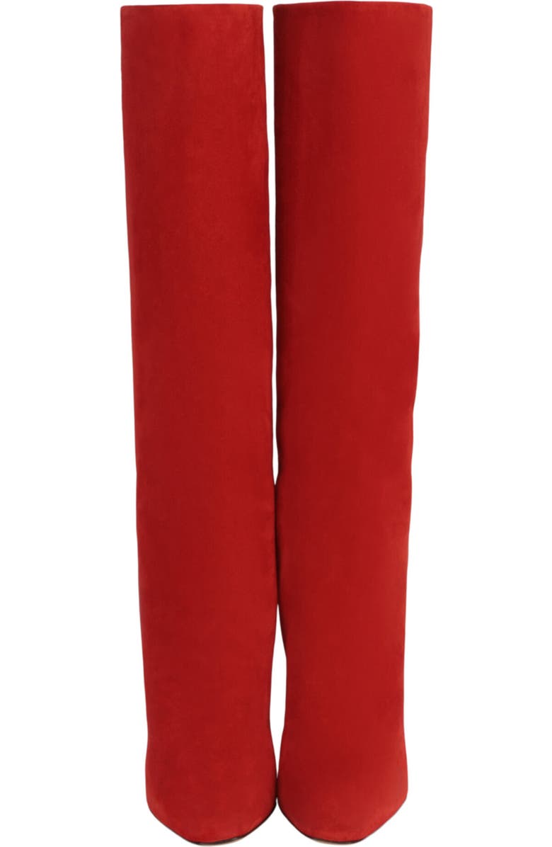 FERRAGAMO Pampero Suede Knee High Boot, Alternate, color,