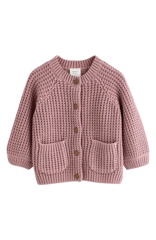 Next Babies'  Little & Loved Embellished Cotton Cardigan In Multi