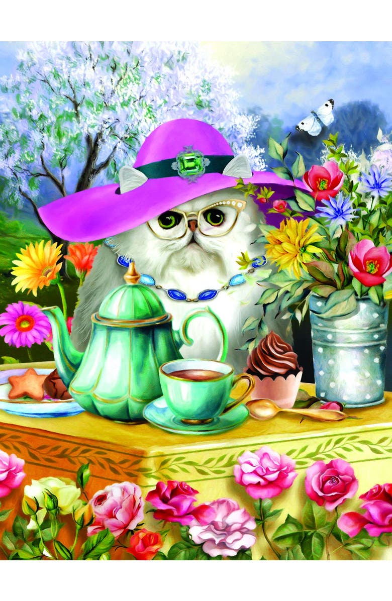 Sunsout Afternoon Tea 300 piece Jigsaw Puzzle for Adults, Alternate, color, Multicolor