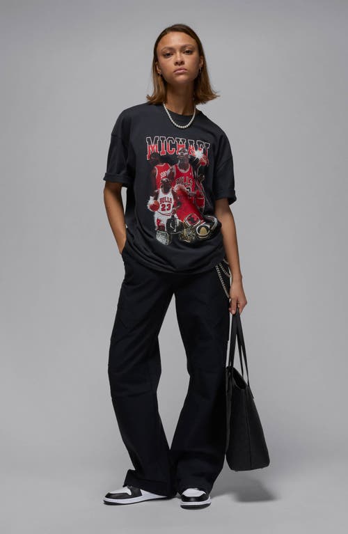 JORDAN JORDAN OVERSIZE MIXTAPE GRAPHIC T-SHIRT 