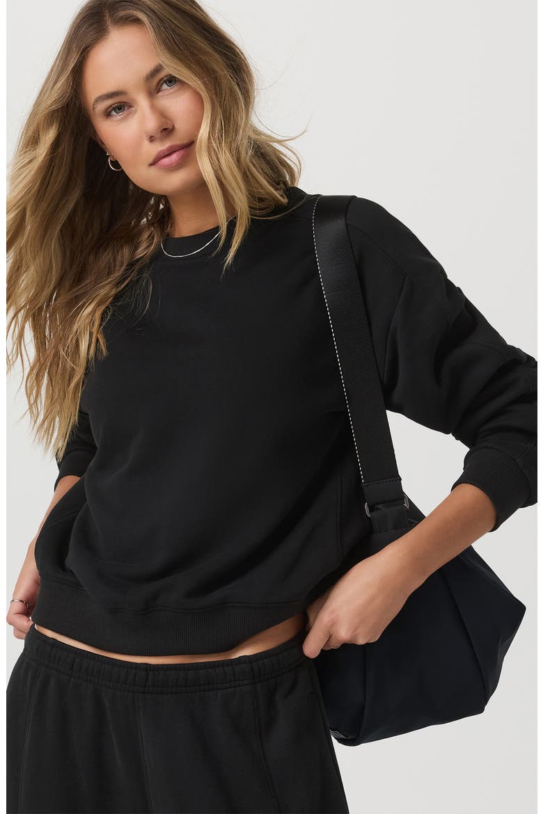 Sedona Seams Sweatshirt, Alternate, color, BLACK