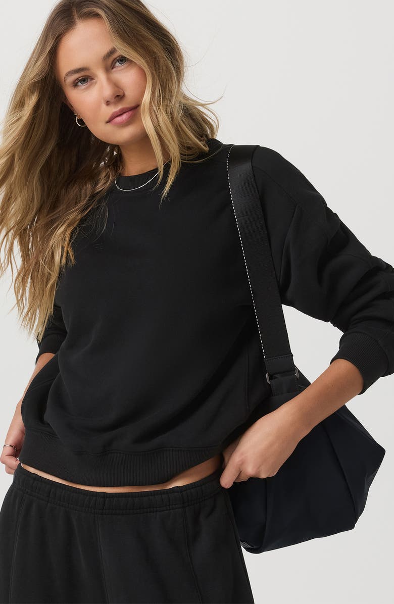 Vuori Sedona Seams Sweatshirt, Alternate, color, Black