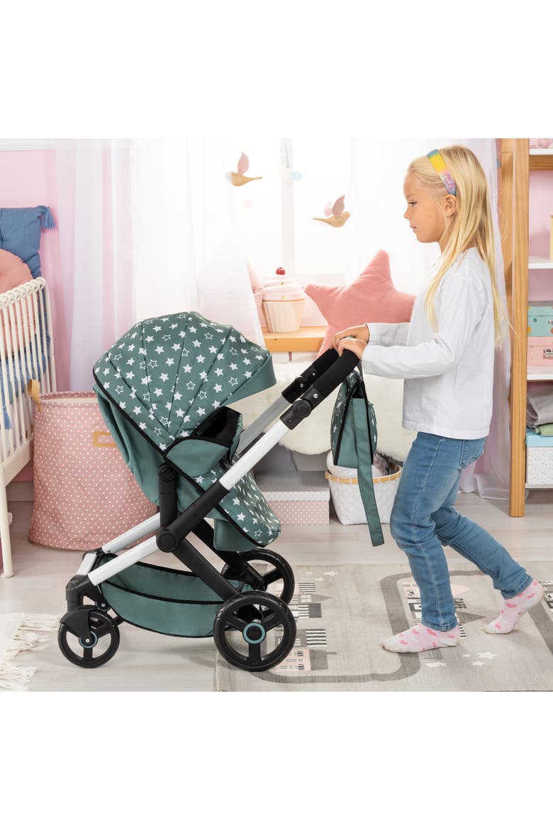 Pram Xeo Stars, For Dolls Up To 20", Alternate, color, Multicolored