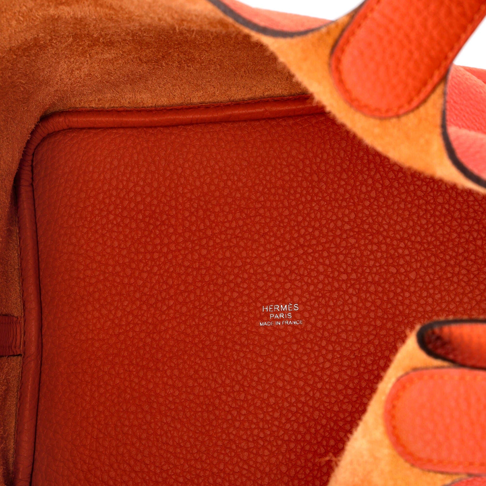 Pre-Owned Hermes Picotin Lock Bag Clemence MM, Alternate, color, Feu