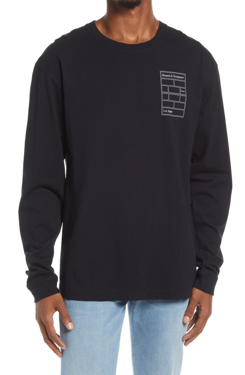 FRAME Research & Development Long Sleeve Graphic Tee, Main, color,