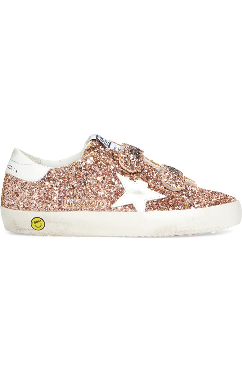 Golden Goose Kids' Old School Glitter Sneaker, Alternate, color,