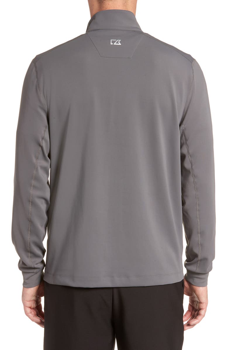 Cutter & Buck Traverse Stretch Quarter Zip Pullover, Alternate, color, Elemental Grey