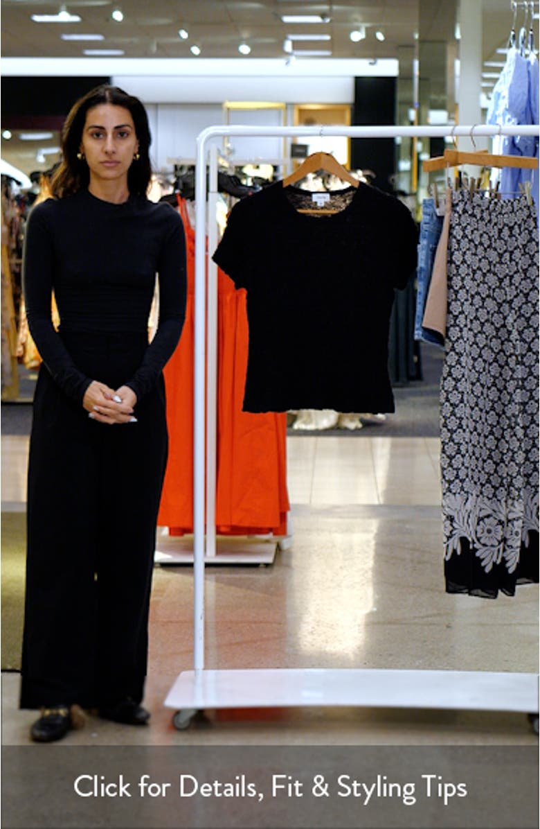 Puckered Knit Baby Tee, sales video thumbnail