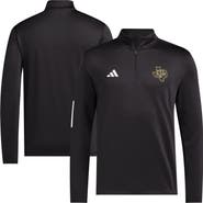 adidas Men's adidas Black Texas A&M Aggies Half-Zip Golf Jacket