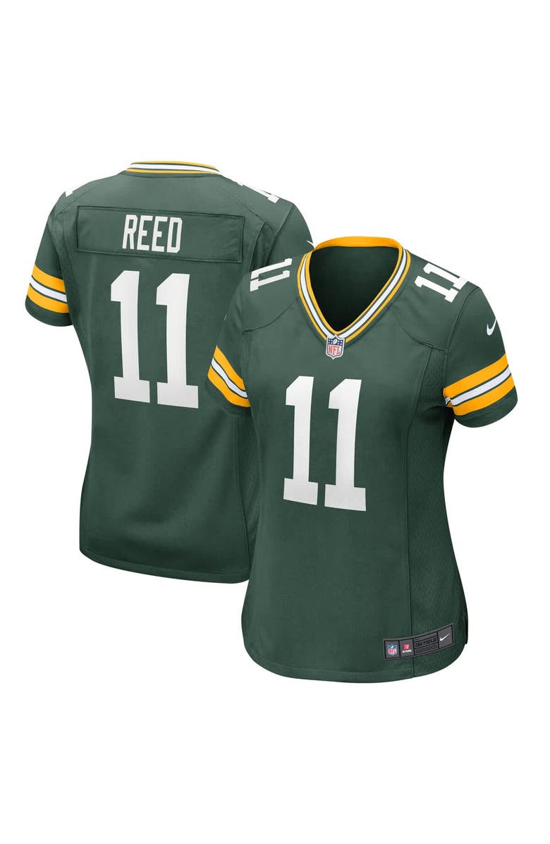 Nike Women's Nike Jayden Reed  Green Green Bay Packers  Game Jersey, Main, color, Green