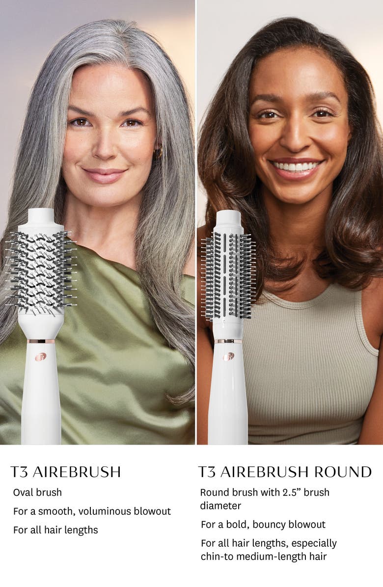T3 Airebrush Round Hair Dryer Brush, Alternate, color,