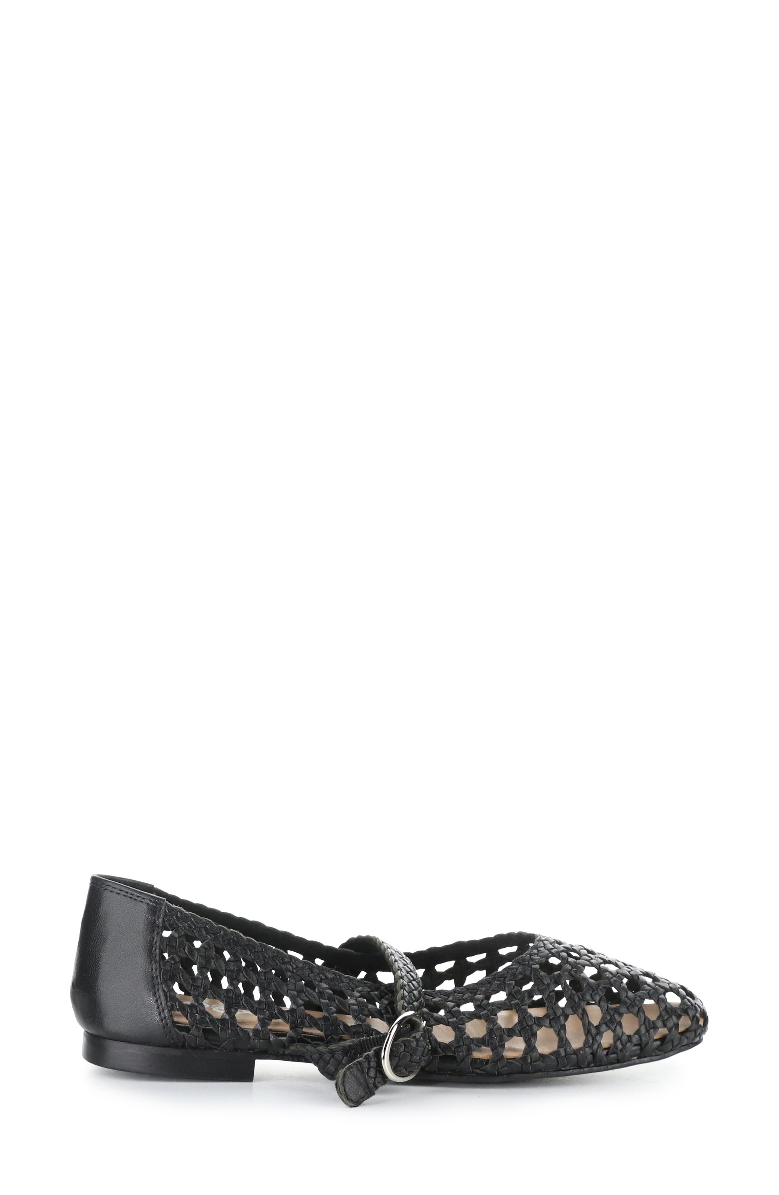 Bos. & Co. Wilda Mary Jane Flat, Alternate, color, Black