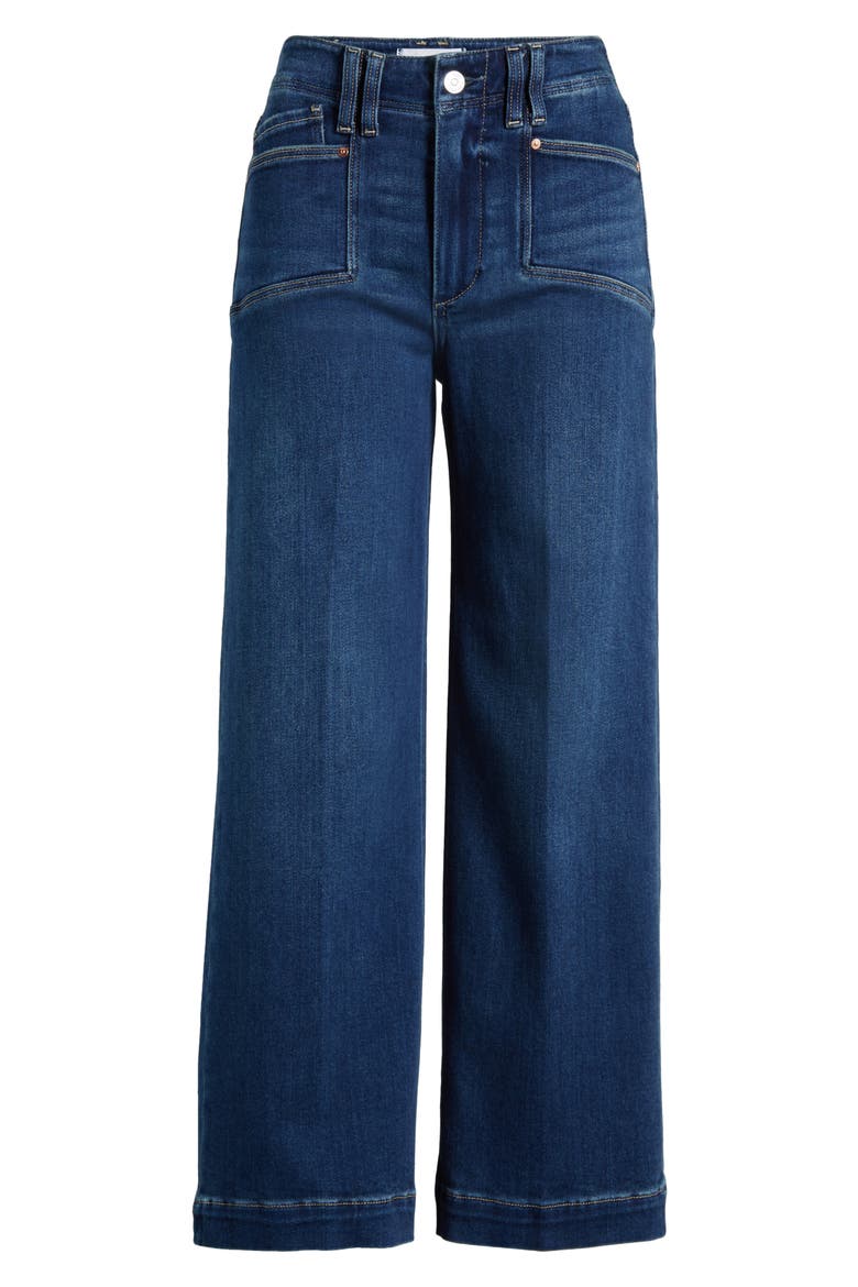 Anessa High Waist Ankle Wide Leg Jeans, Alternate, color, AMOROSO