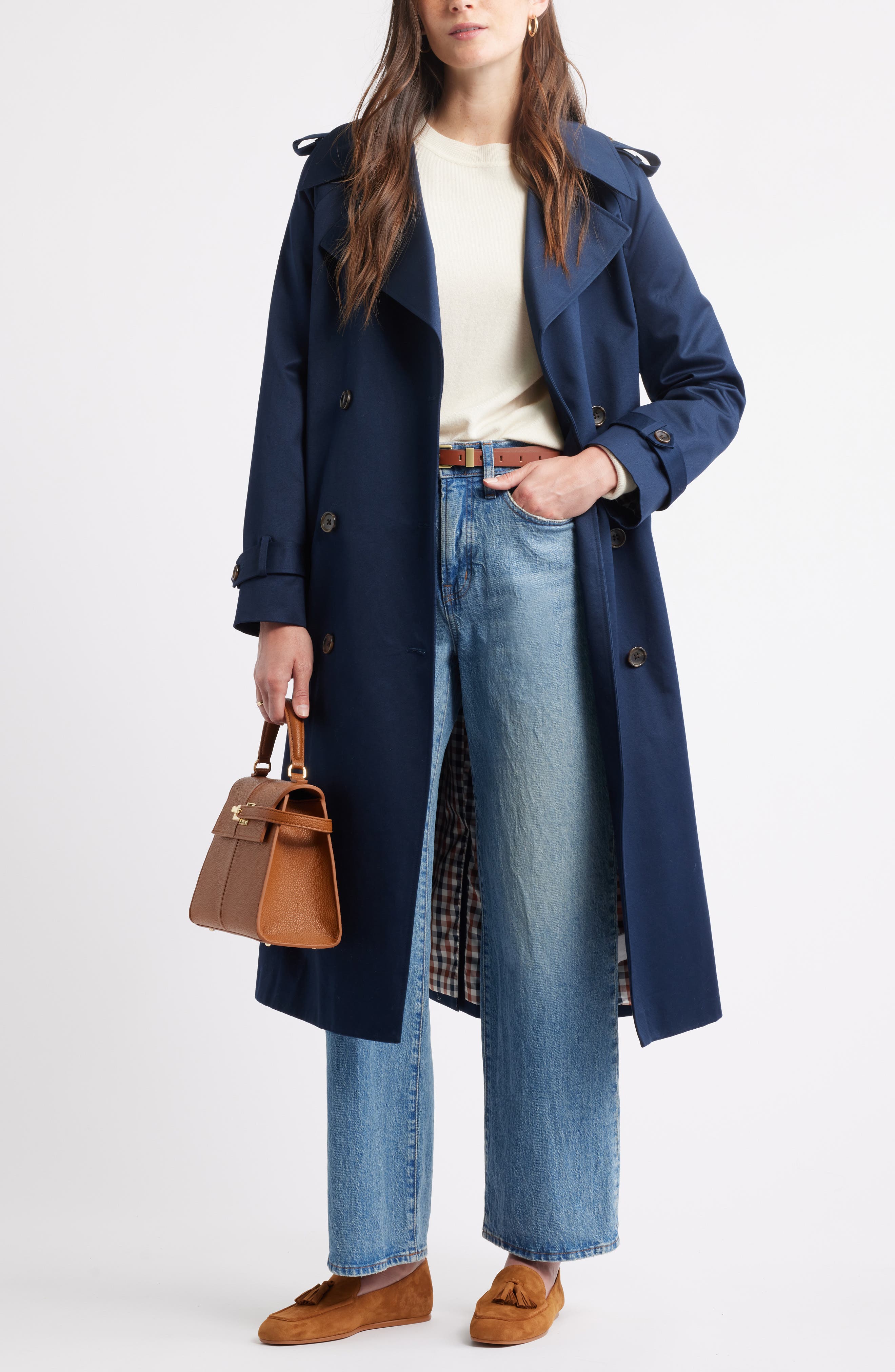 Cotton Trench Coat - image 2