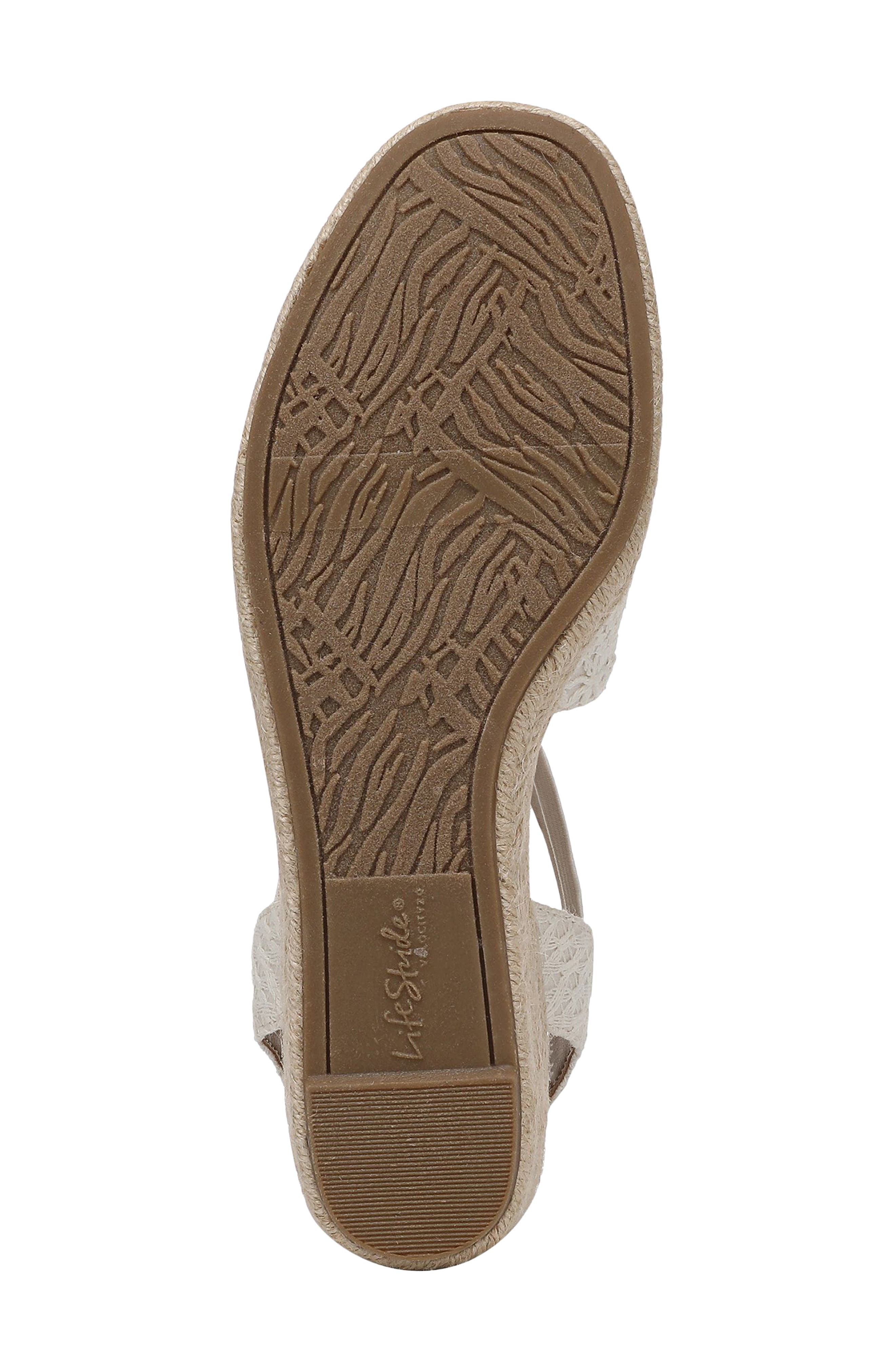 Patience Wedge Sandal, Alternate, color, BEIGE