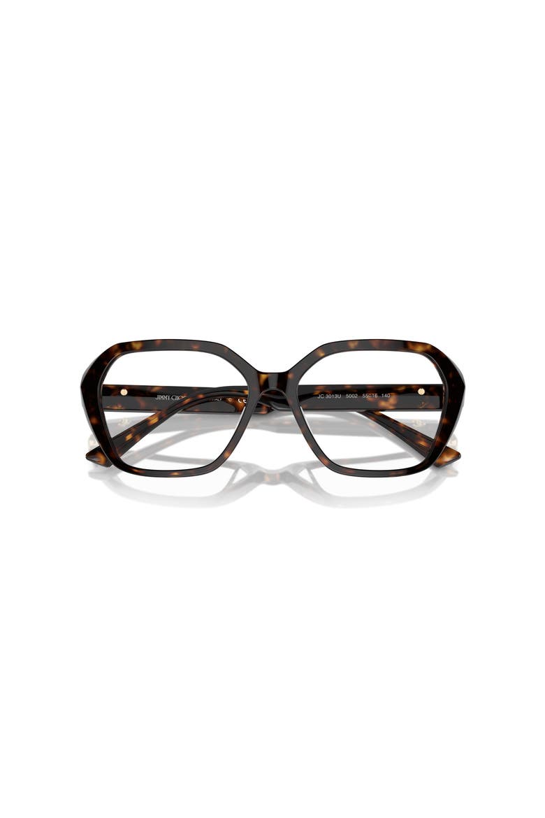 55mm Butterfly optical glasses, Alternate, color, Tortoise