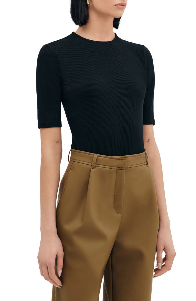 Two Lines by Marcella Seneca Knit Top, Alternate, color, Black