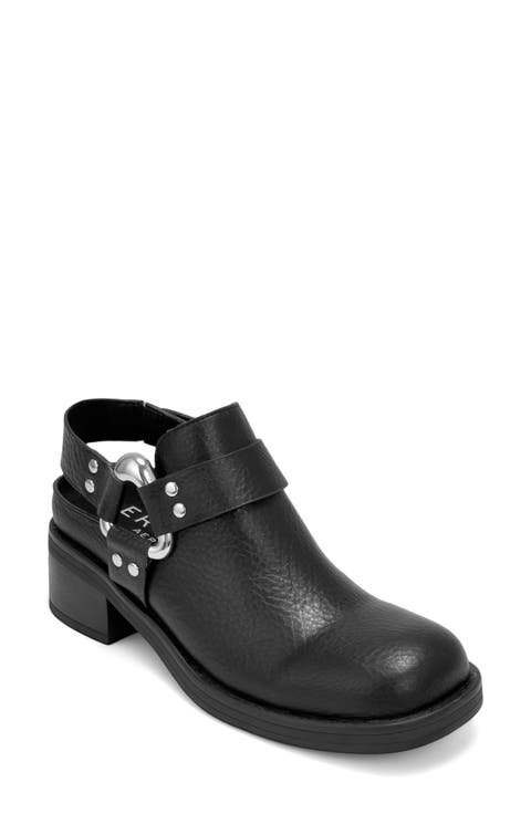 Maya Faux Leather Slingback Bootie