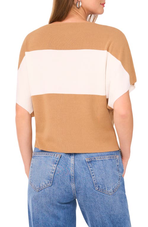 Halogen ® Boat Neck Drop Shoulder Top In Multi