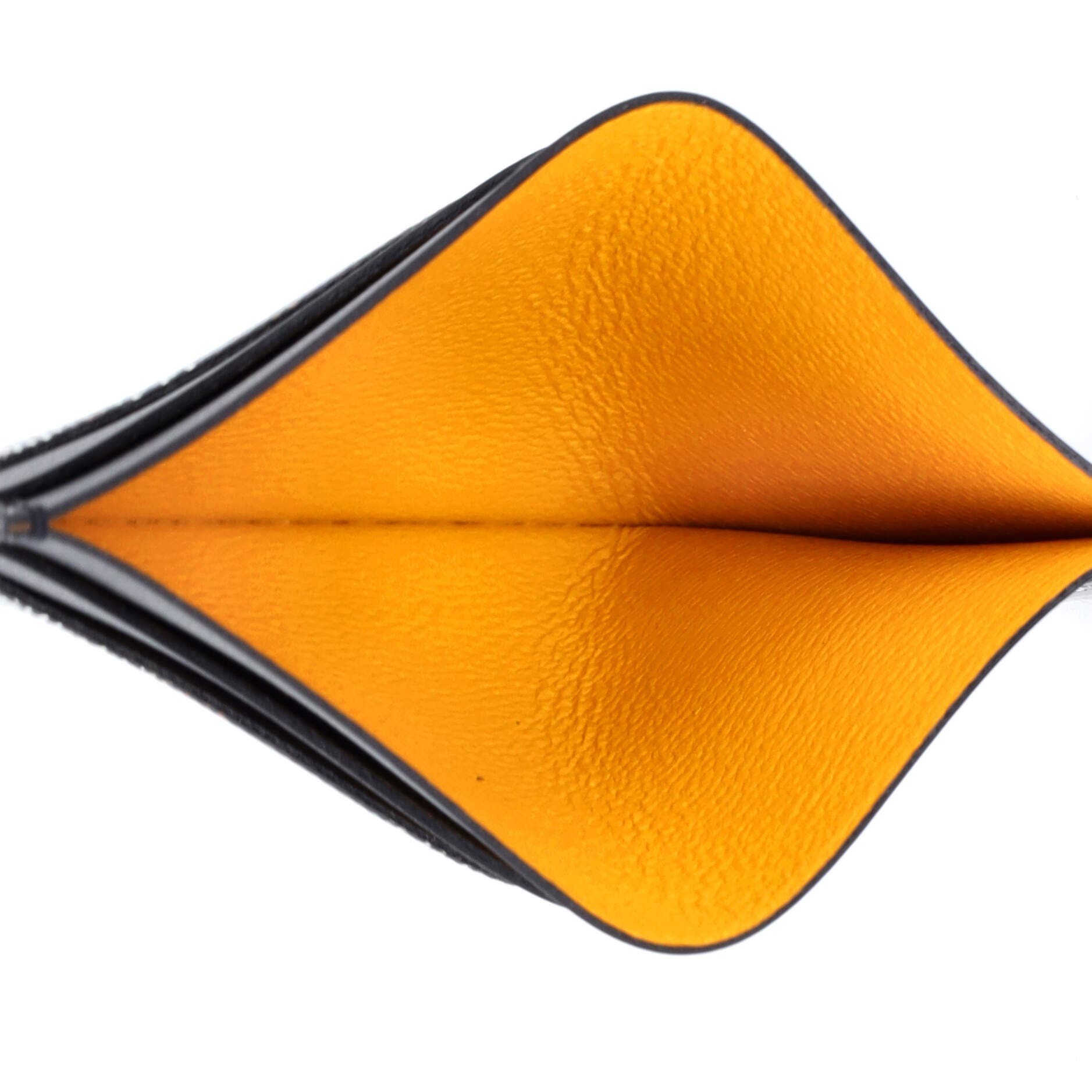 Pre-Owned Goyard Saint Sulpice Card Holder Coated Canvas, Alternate, color, Black