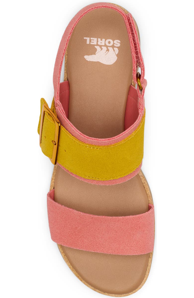 SOREL Ella III Slingback Sandal, Alternate, color, Coral Blossom/ Gum