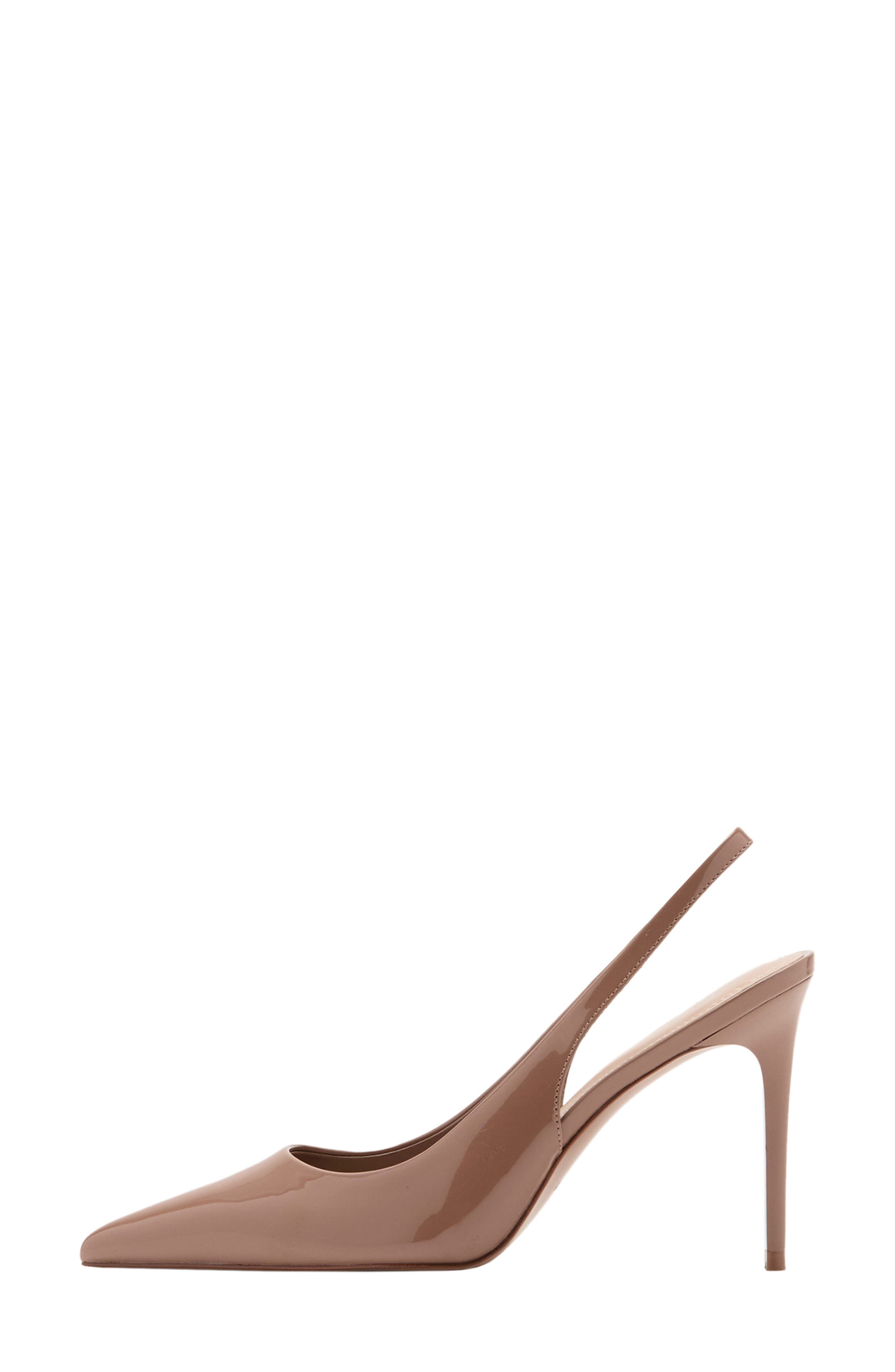 Mica Pointed Toe Slingback Pump, Alternate, color, BEIGE