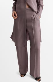 MANGO Straight Leg Pants