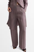 MANGO Straight Leg Pants