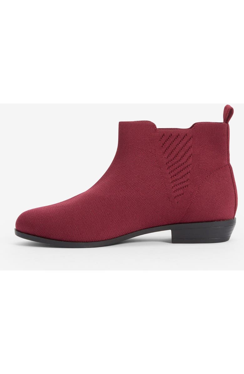 Comfortview The Aspyn Bootie, Alternate, color, Burgundy