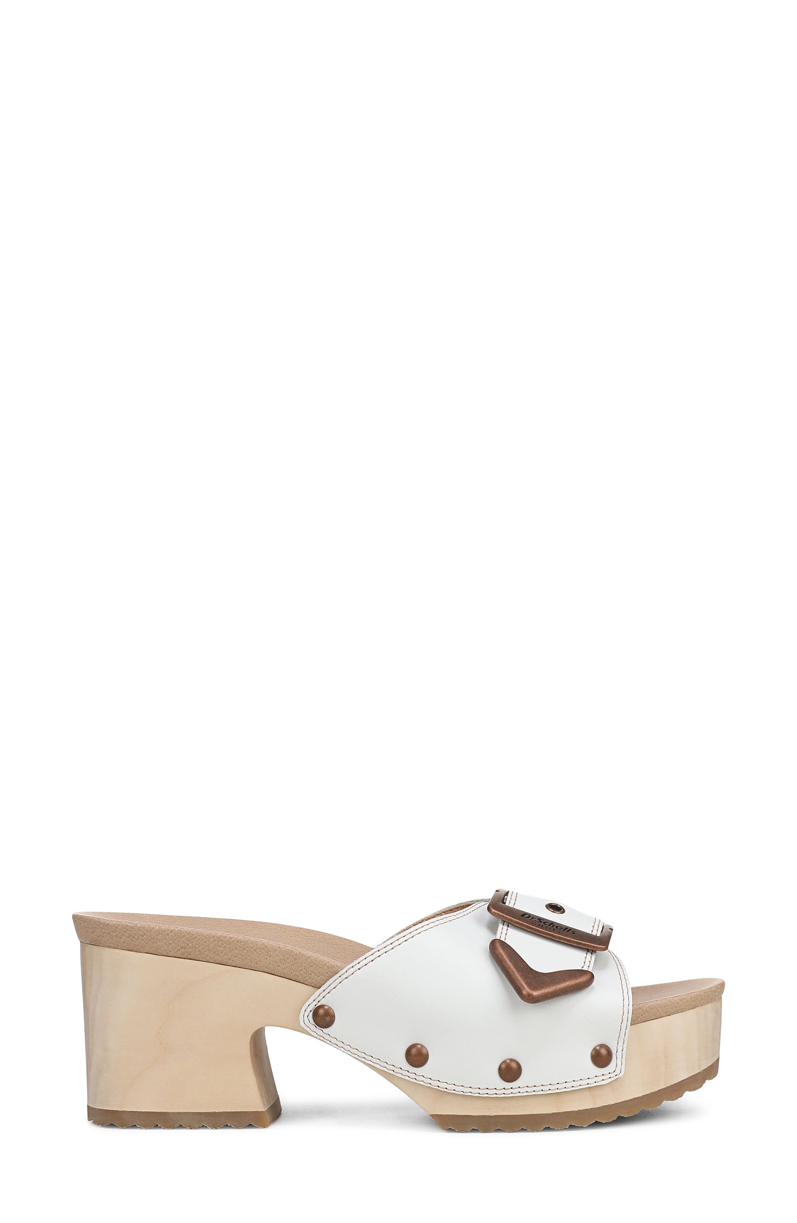 Dr. Scholl's Original Rodeo Platform Slide Sandal, Alternate, color, White