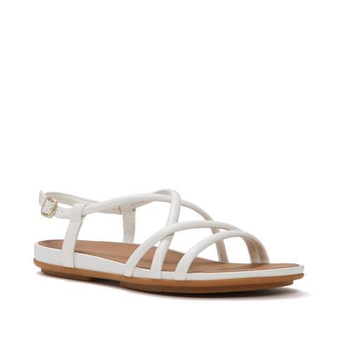 Gracie Leather Strappy Sandals