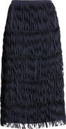 Elie Tahari The Tilda Fringe A-Line Skirt