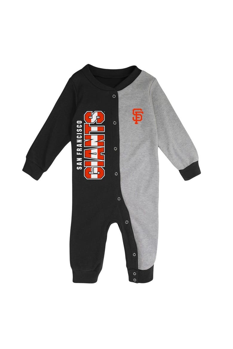 Infant Black/Gray San Francisco Giants Halftime Sleeper, Alternate, color, Black