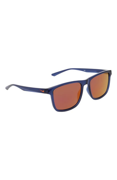 Nike Vital Core 55mm Rectangular Sunglasses In Neutral