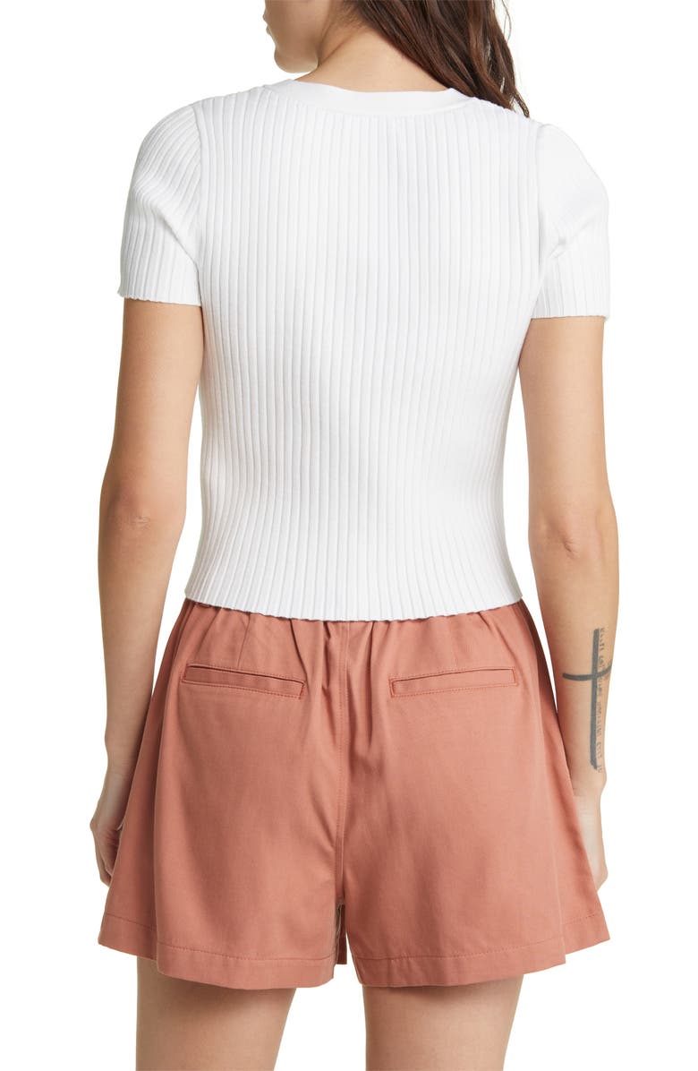 Madewell Bray Rib Cardigan Sweater, Alternate, color, 