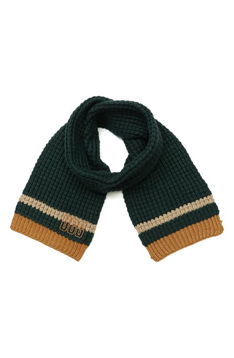 Waffle Stripe Scarf