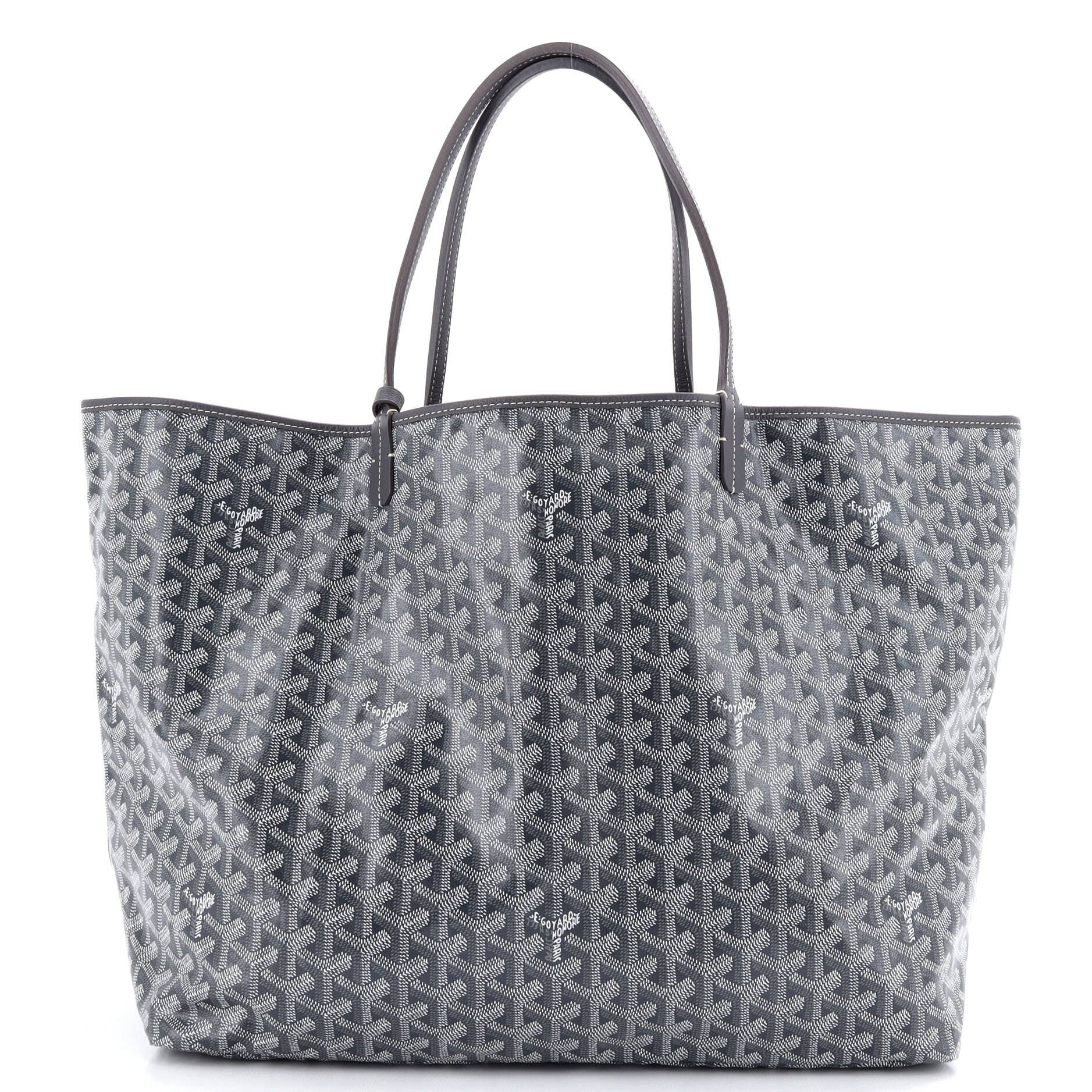 Pre-Owned Goyard Saint Louis Tote Printed Coated Canvas GM, Alternate, color, 