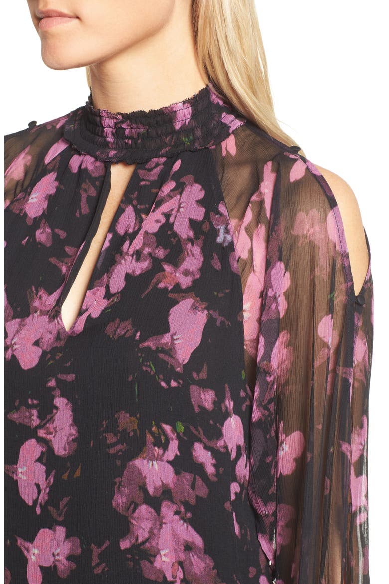 Sabrina Silk Blouse, Alternate, color, PETALBLOOM