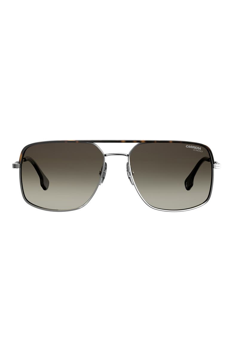 152/S 60mm Gradient Navigator Sunglasses, Main, color, RUTHENIUM