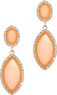 Adornia Crystal Halo Drop Earrings