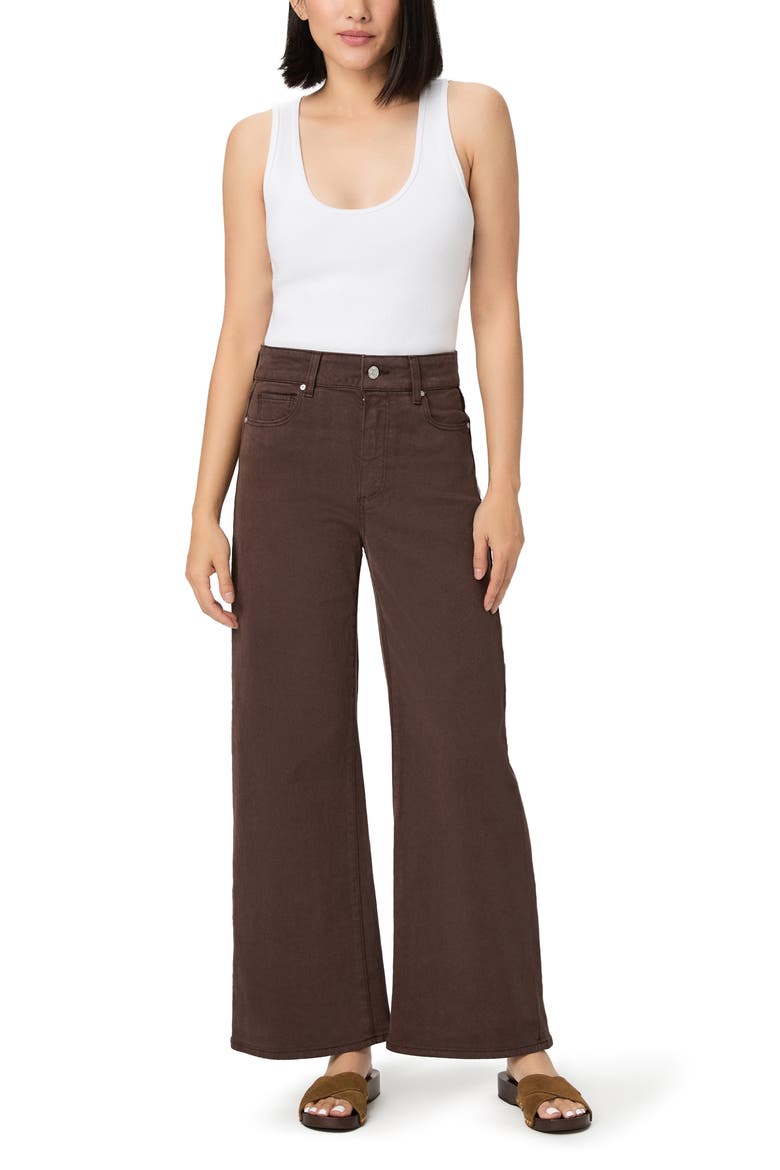 Anessa High Waist Wide Leg Jeans, Alternate, color, RICH CHOCOLATE