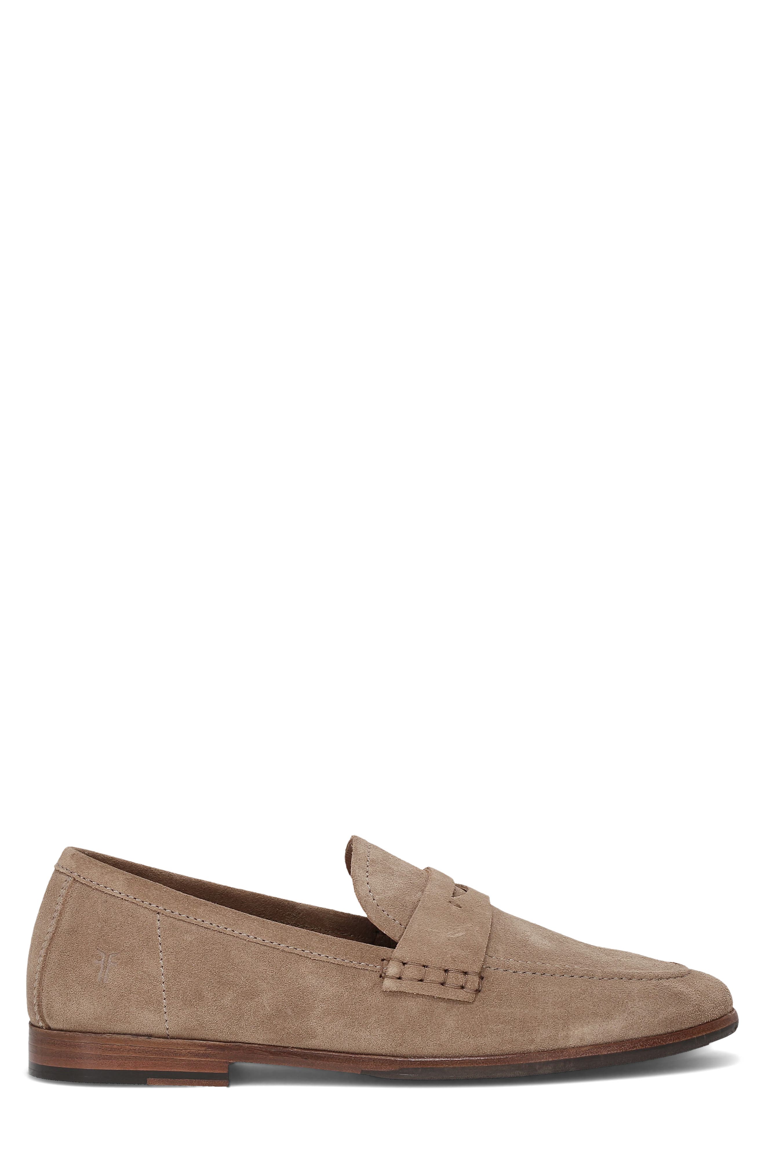 Graham Leather Penny Loafer, Alternate, color, MUSHROOM