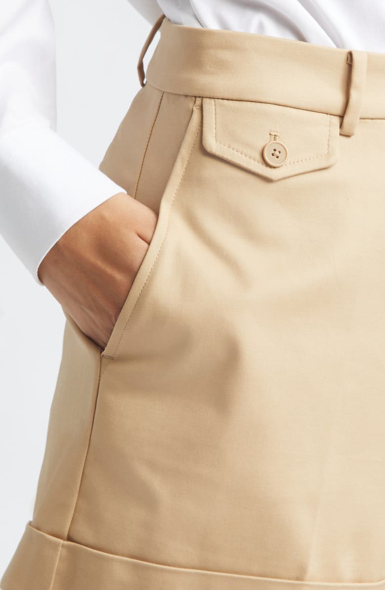 Lauren Ralph Lauren Yernalie Stretch Cotton Shorts, Alternate, color, Birch Beige