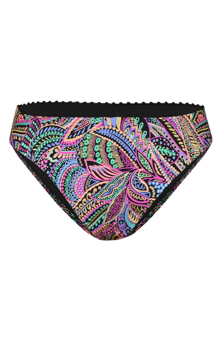 Sunshine 79 Disco Hipster Bikini Bottoms, Alternate, color, Purple Multi