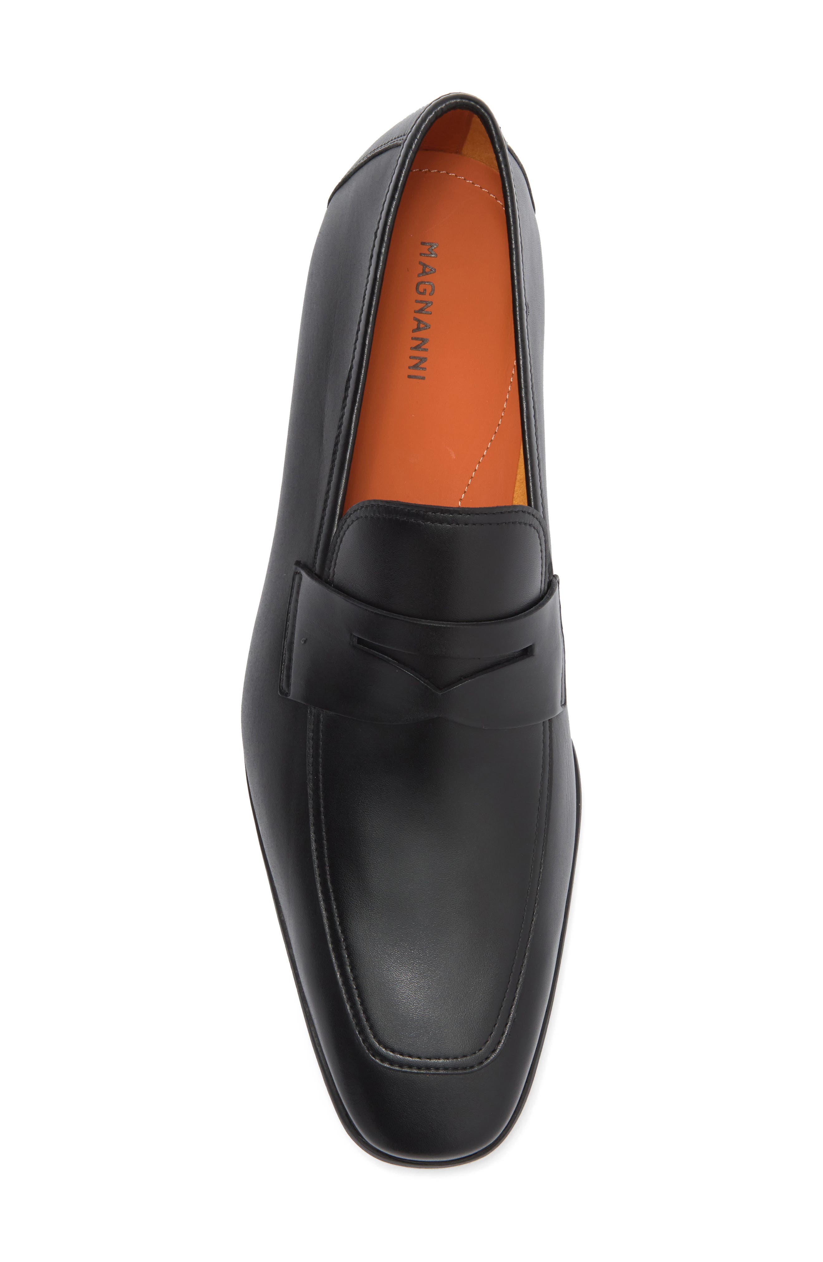 Magnanni Talaz Penny Loafer, Alternate, color, Black