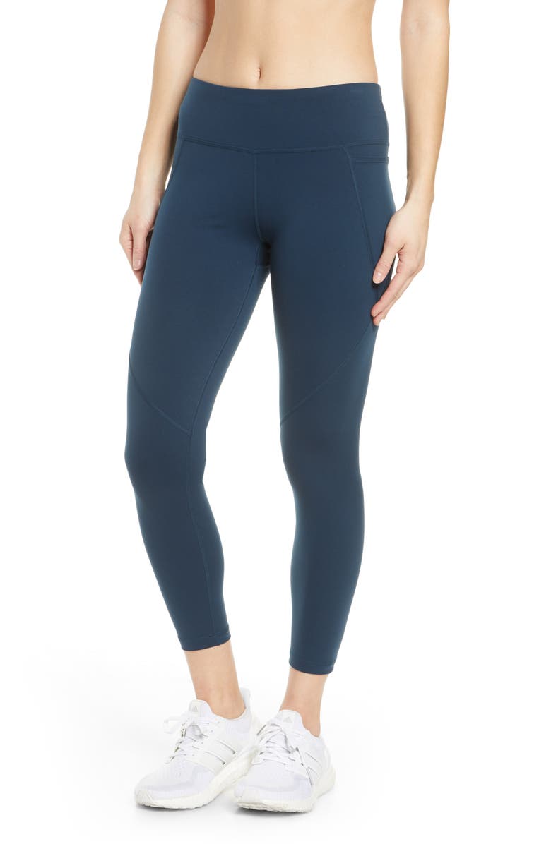 Sweaty Betty Power 7/8 Workout Pocket Leggings, Main, color, Beetle Blue