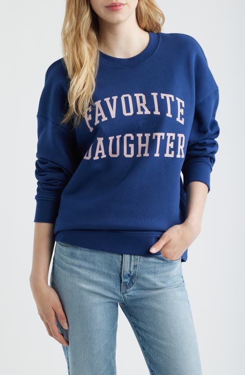 Collegiate Cotton Blend Sweatshirt